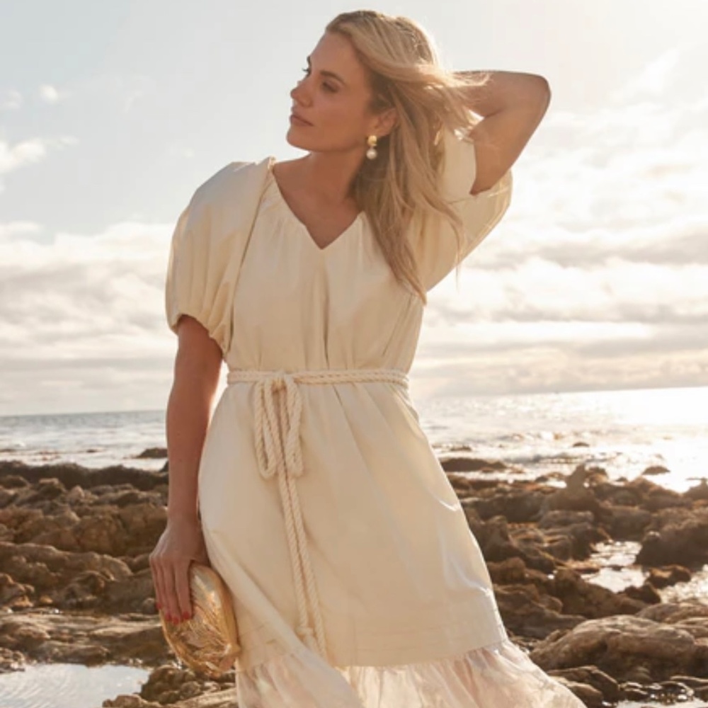 NWT Tuckernuck Cream Cotton Lace Juniper Dress